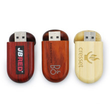 Lecteur flash USB en bois rouge pour ordinateur portable (EW006)